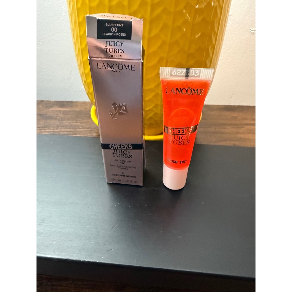 Lancome Juicy Tubes Cheeks Jelly Blush Tint 00 Peach'n Roses 10ml 0.33 oz NIB